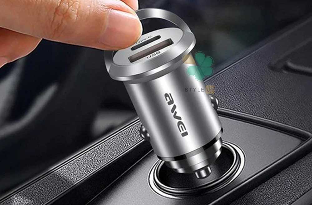 مشخصات شارژر فندکی ماشین Awei C708 - محافظت در برابر حرارت بیش از حد